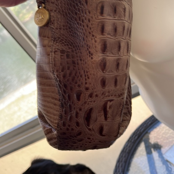 Brahmin croc embossed leather shoulder bag - Picture 9 of 10